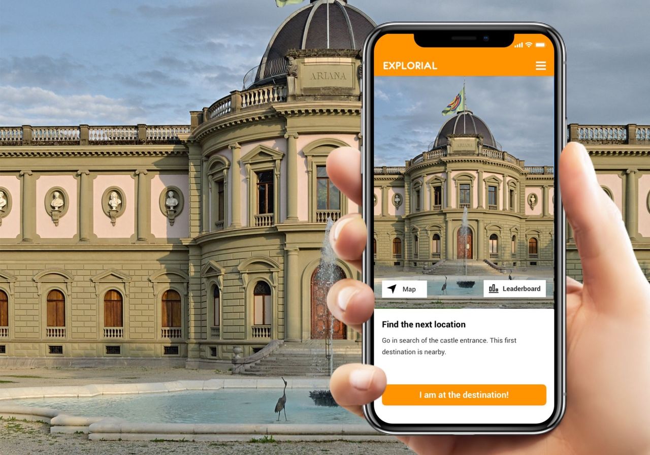 Genf (internationales Viertel) interaktive Schnitzeljagd mit dem Smartphone