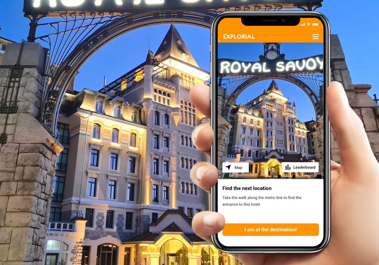 Lausanne Ouchy interaktive Schnitzeljagd mit dem Smartphone