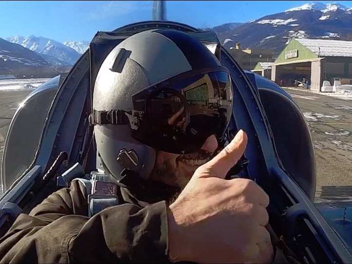 L-39 Jetflug in den Alpen ab Aosta IT