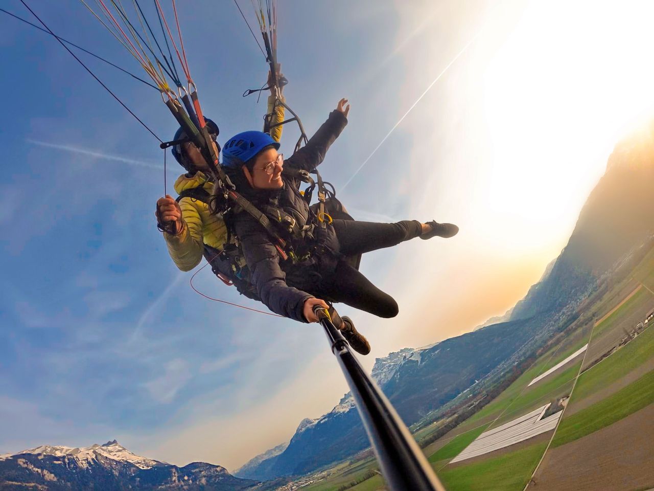 "Entdeckerflug" Gleitschirmfliegen ab Villars sur Ollon
