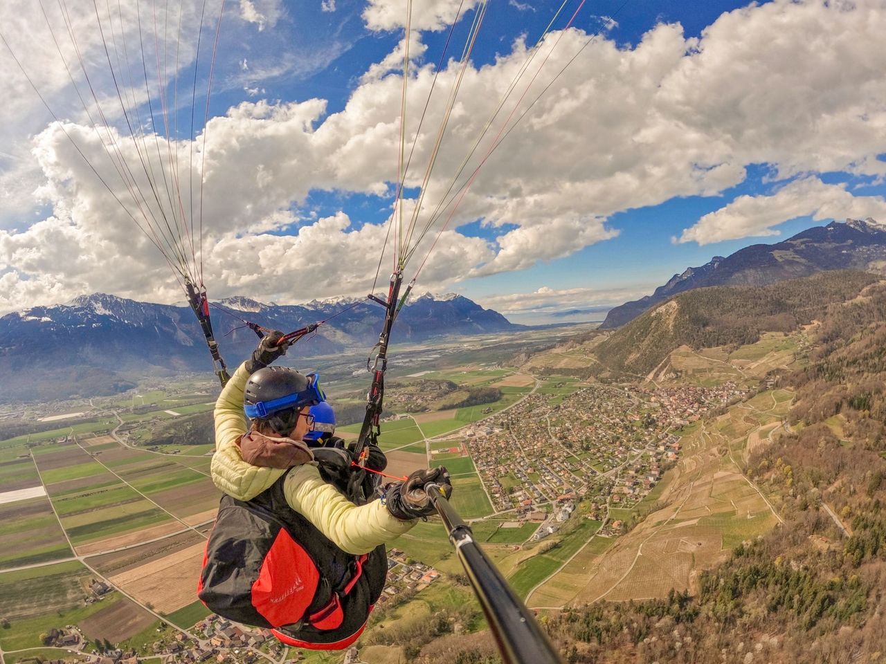 "Entdeckerflug" Gleitschirmfliegen ab Villars sur Ollon