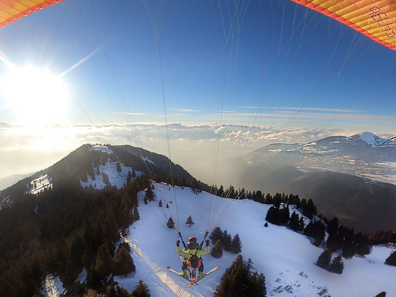 "Entdeckerflug" Gleitschirmfliegen ab Villars sur Ollon