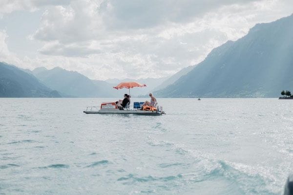 Pedalo Miete Brienzersee ab Brienz