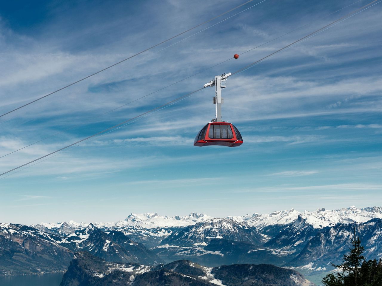Winterticket Pilatus mit Gondelbahn und Luftseilbahn ab/bis Kriens
