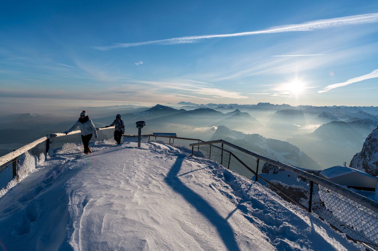 Winterticket Pilatus mit Gondelbahn und Luftseilbahn ab/bis Kriens