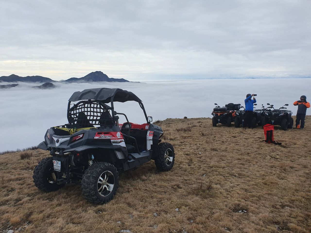 Capanna Gesero Quad Tour ganzer Tag privat ab Lostallo im Tessin