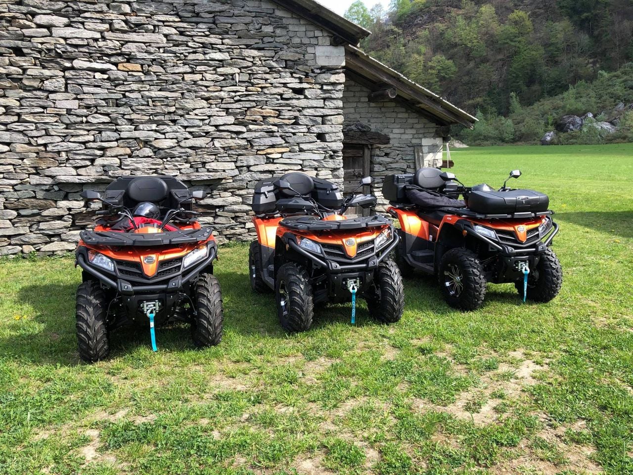 Capanna Gesero Quad Tour ganzer Tag privat ab Lostallo im Tessin