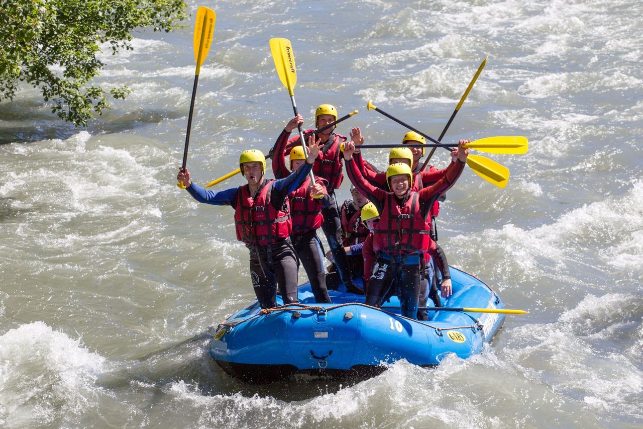 Whitewater rafting on the Rhone