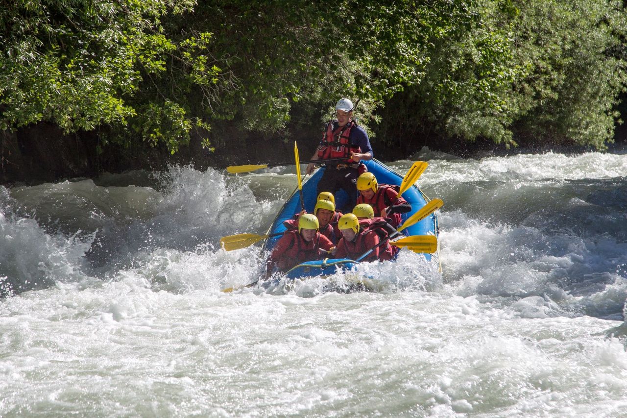 Whitewater rafting on the Rhone