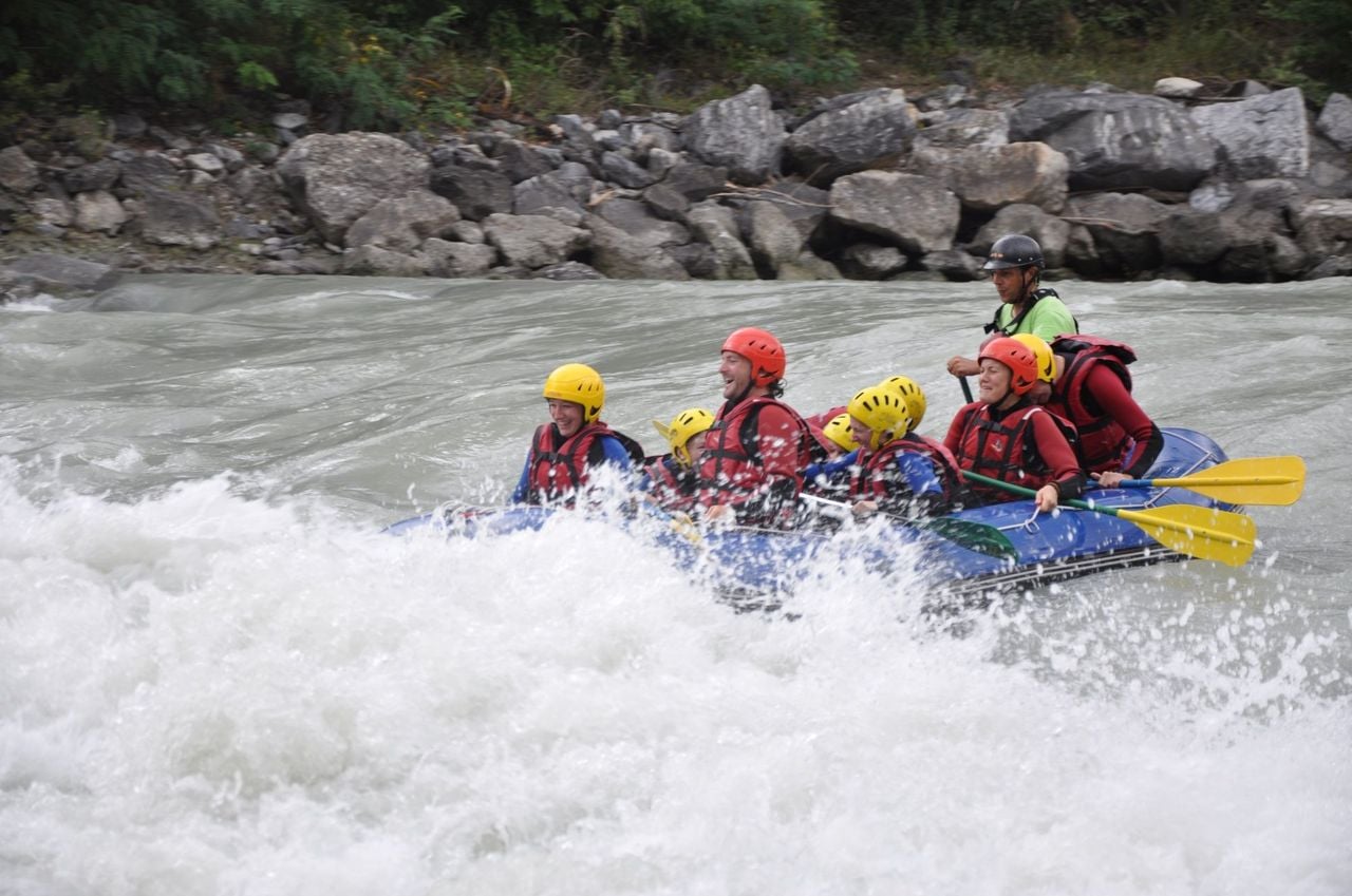 Wildwasser Rafting Lütschine Interlaken