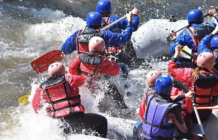 Rafting auf der Arve in Chamonix