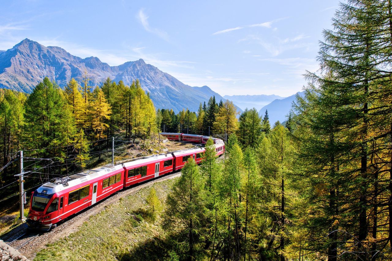 Bahnticket ab St. Moritz zur Alp Grüm und zurück