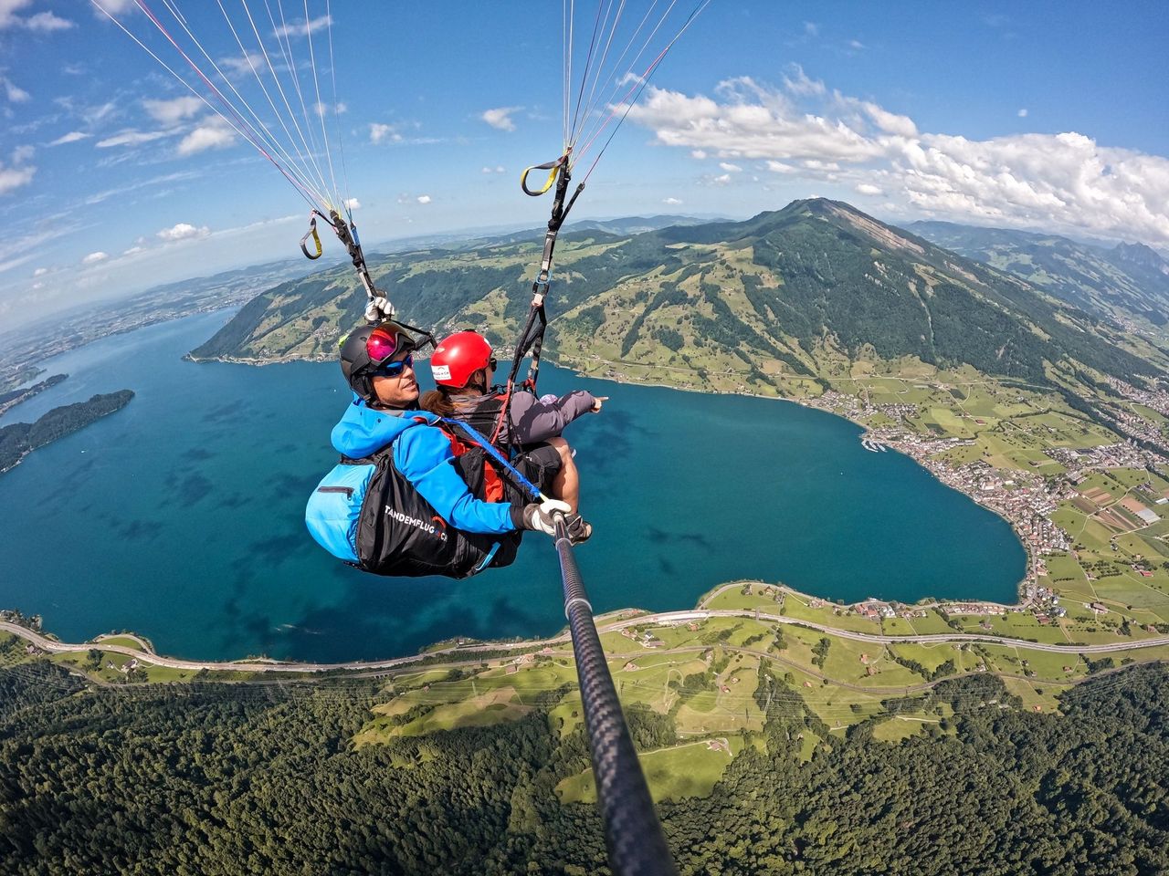 Rigi Paragliding Tandemflug ab Arth-Goldau