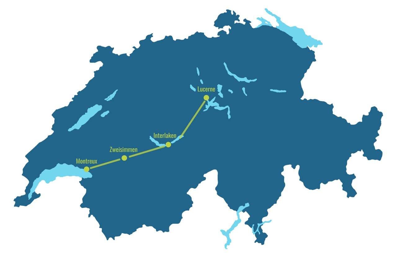 Route Golden Pass Line