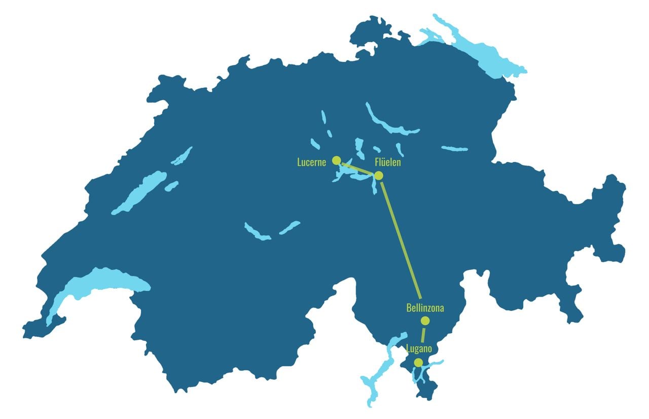 Route Gotthard Panorama Express