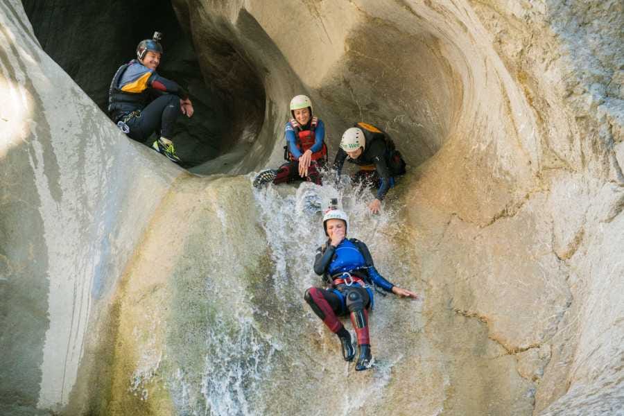 Chli Schliere Alpnach Canyoning für Fortgeschrittene ab Interlaken
