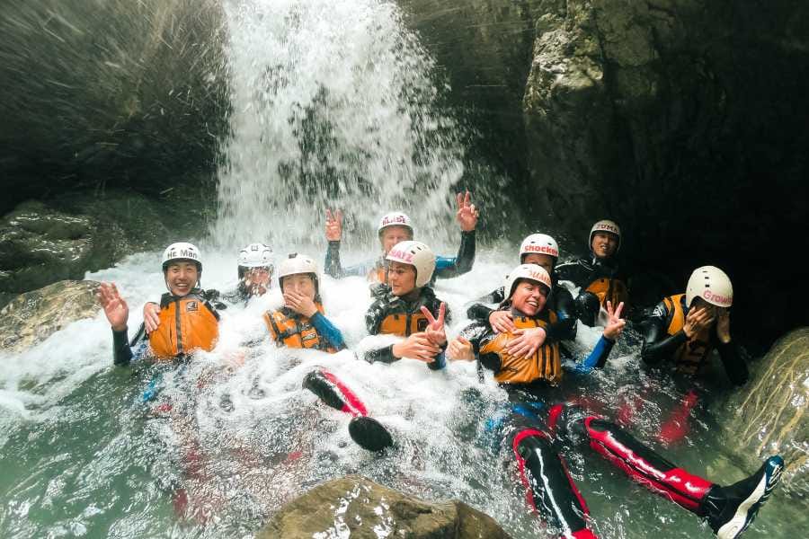 Saxetenschlucht Canyoning für Anfänger in Interlaken