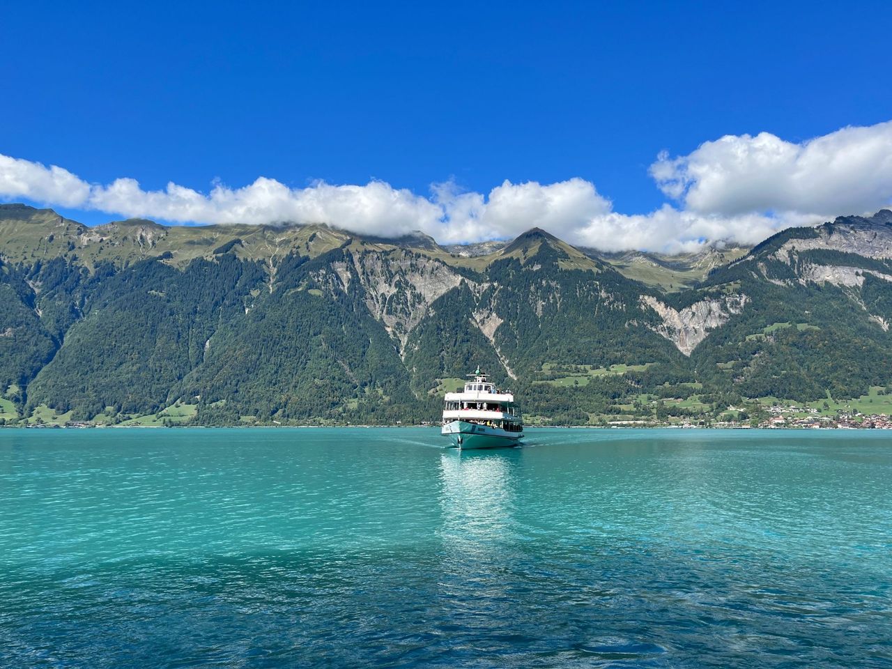 Tageskarte Brienzersee mit dem Schiff