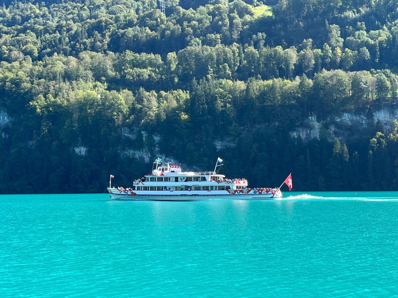 Tageskarte Brienzersee mit dem Schiff