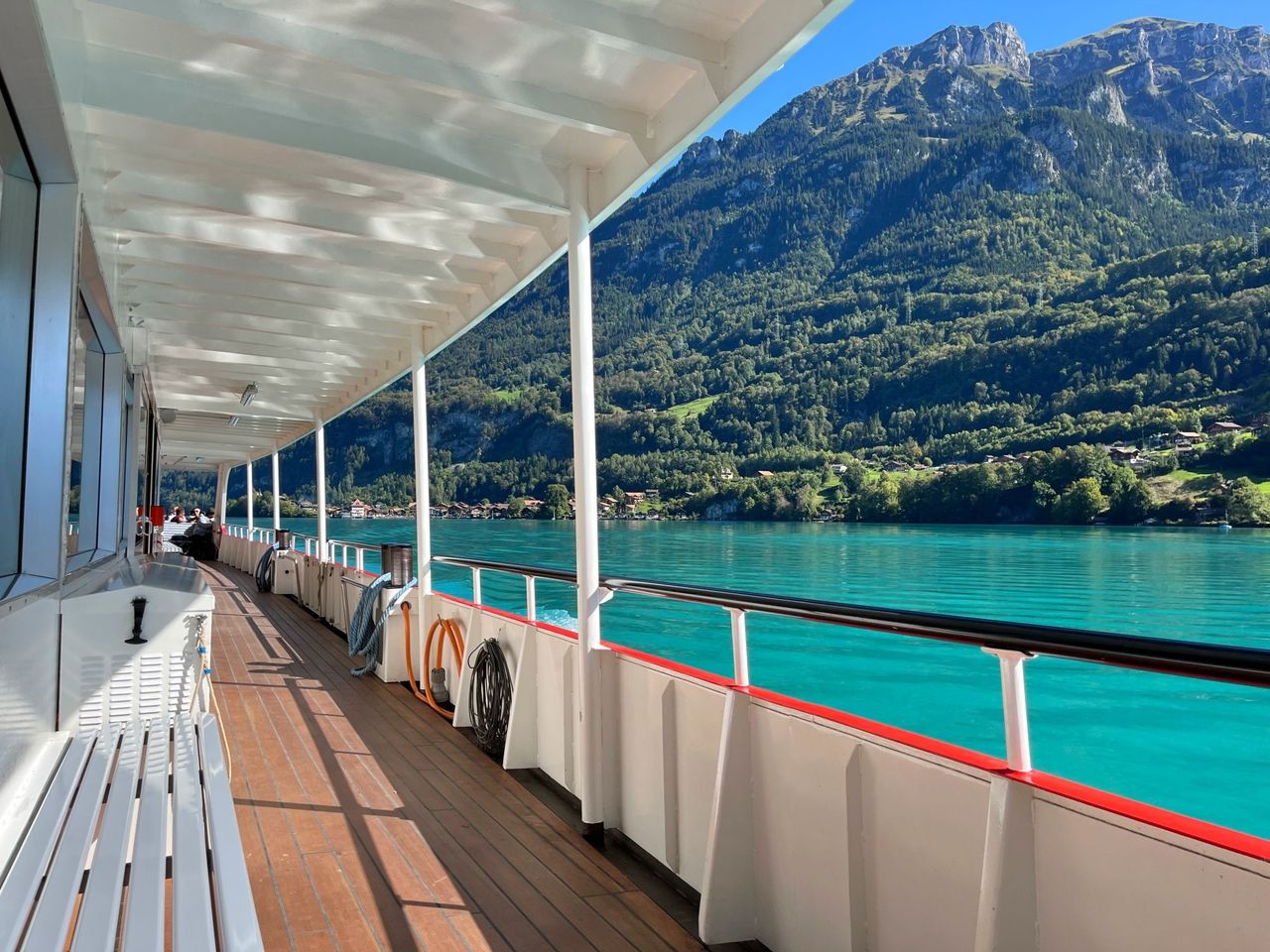 Tageskarte Brienzersee mit dem Schiff