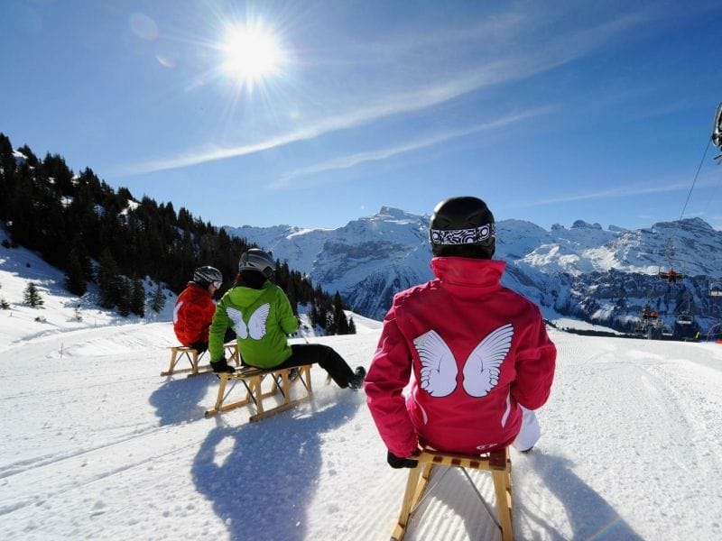 Engelberg-Ristis Winter Ticket Luftseilbahn ab Engelberg