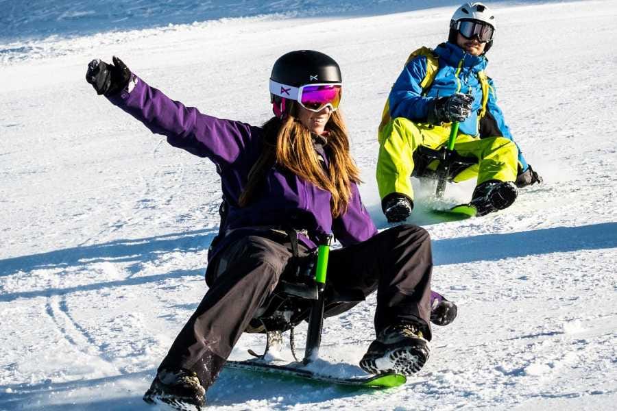 Titlis toboggan tour incl. ski tour to Bitzistock from Trübsee
