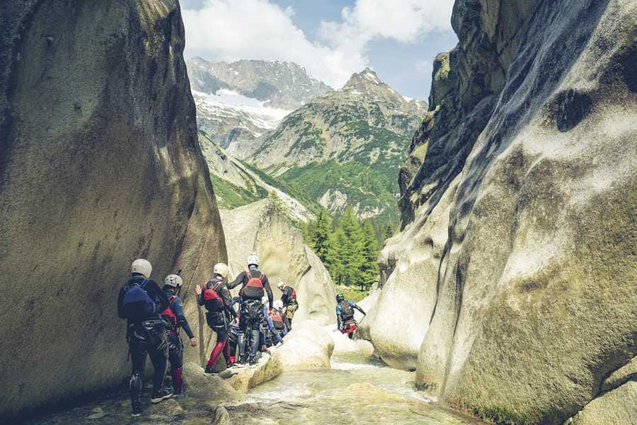 Grimsel Canyoning für Anfänger und Fortgeschrittene ab Interlaken