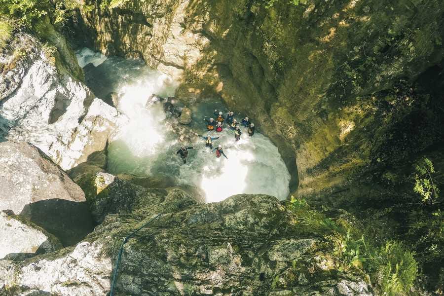 Saxetenschlucht Canyoning für Anfänger in Interlaken