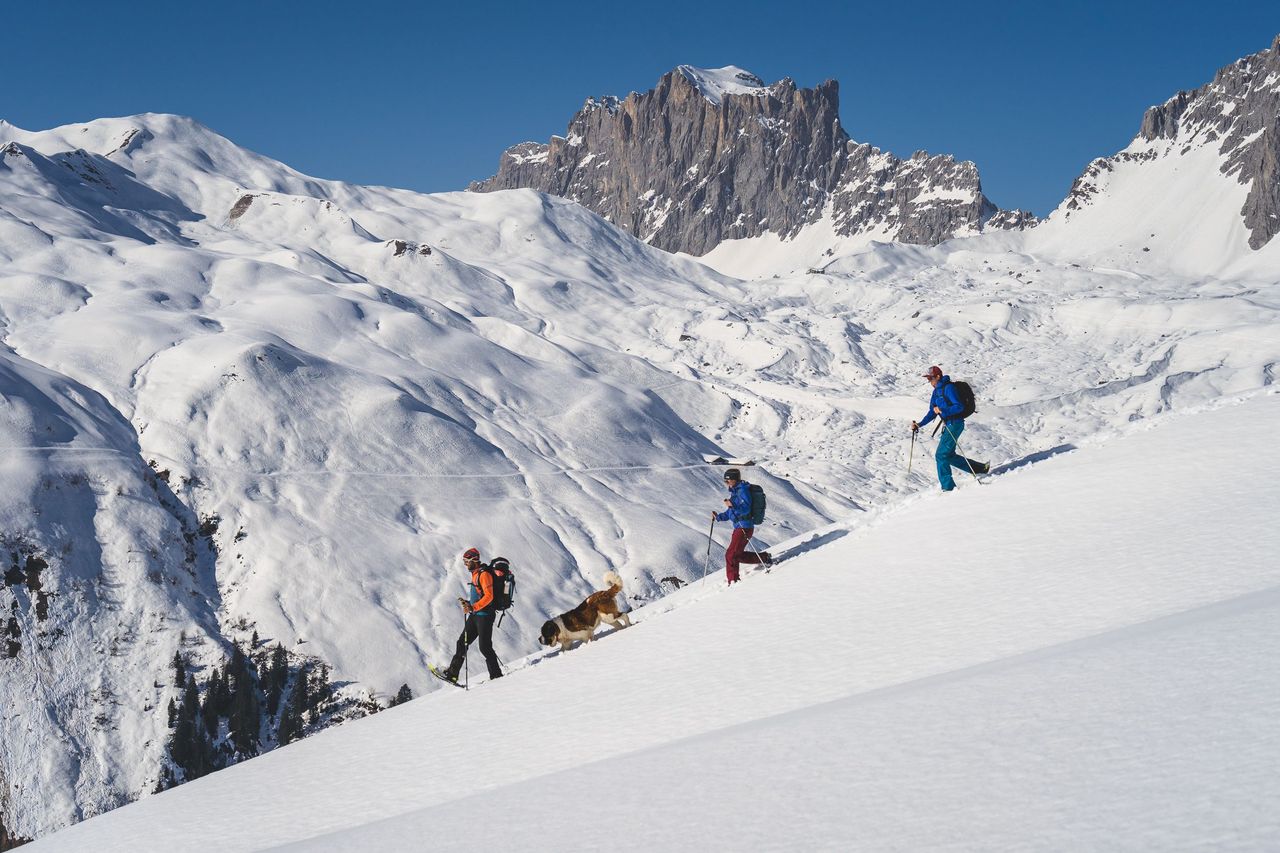 Schneeschuhwandern mit Fondueplausch am Gipfel ab St. Antönien Prättigau