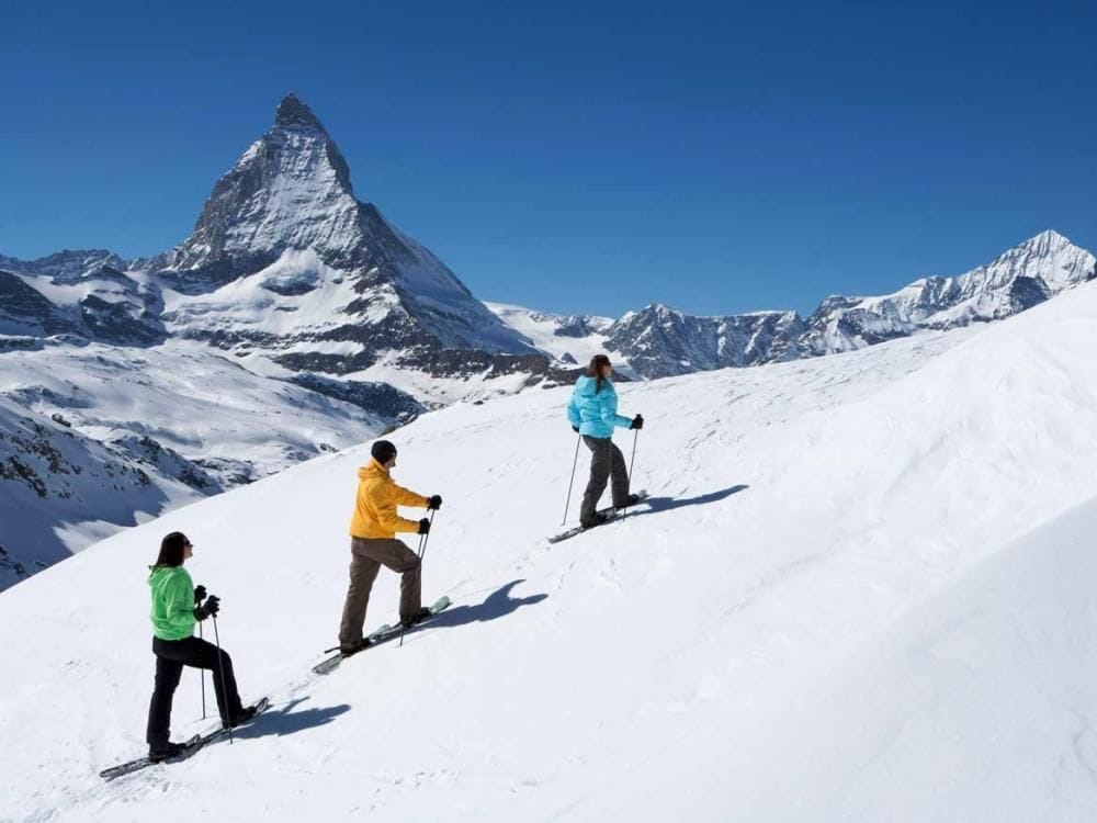 Einfache Schneeschuhwanderung Privat ab Zermatt
