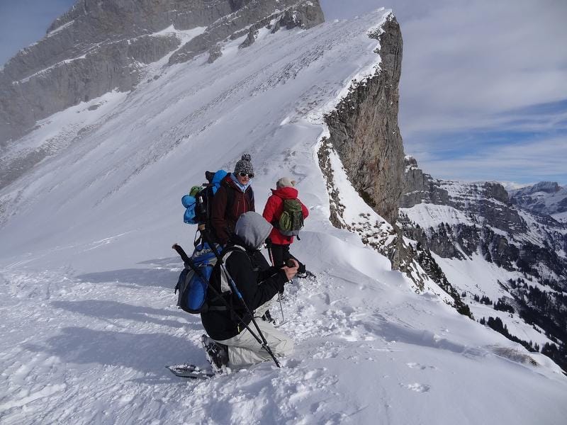 Schneeschuhtour Frümseltal im Toggenburg