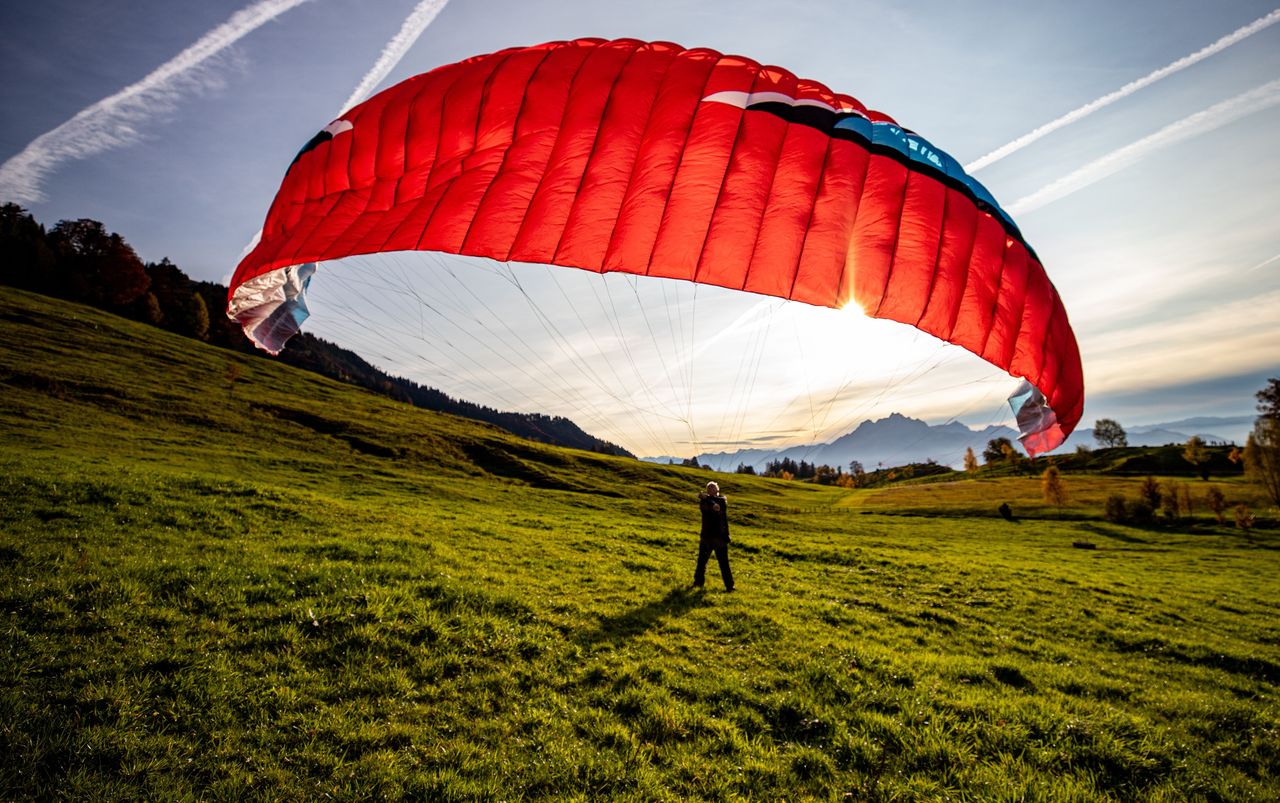 Schnuppertag Gleitschirmfliegen Lektion in Goldau