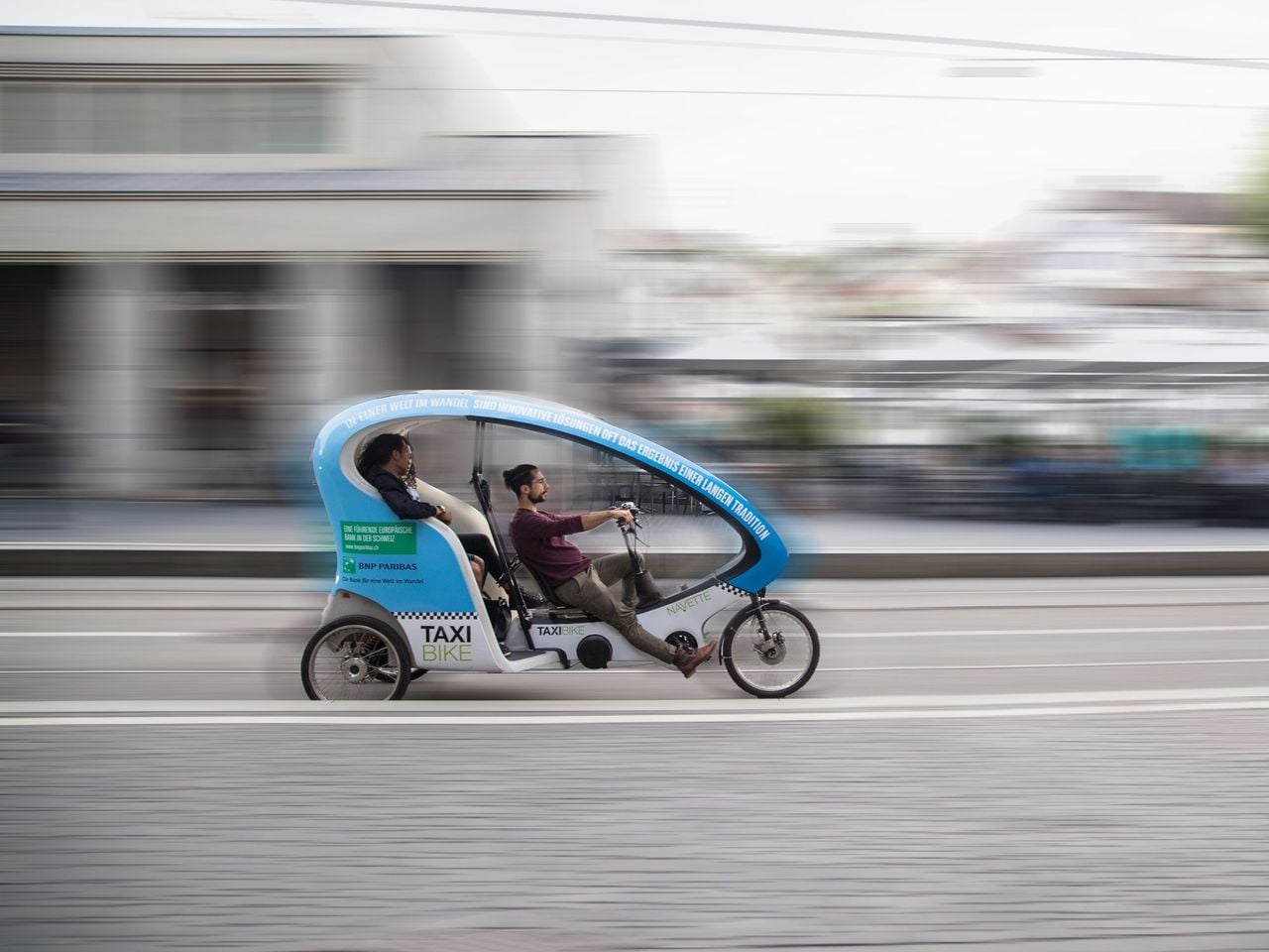 Fahrradtaxi Rundtour Sehenswürdigkeiten von Genf