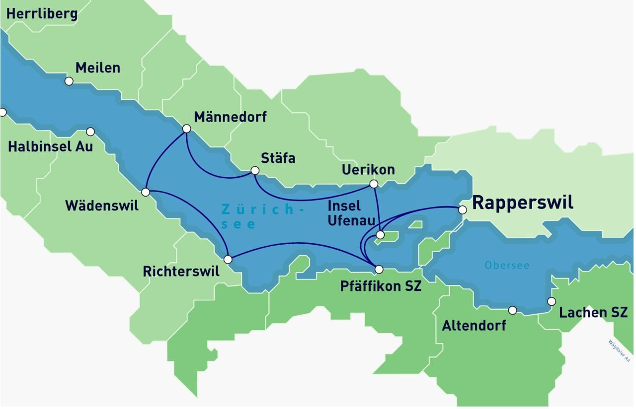 Seerundfahrt Zürichsee ab Rapperswil