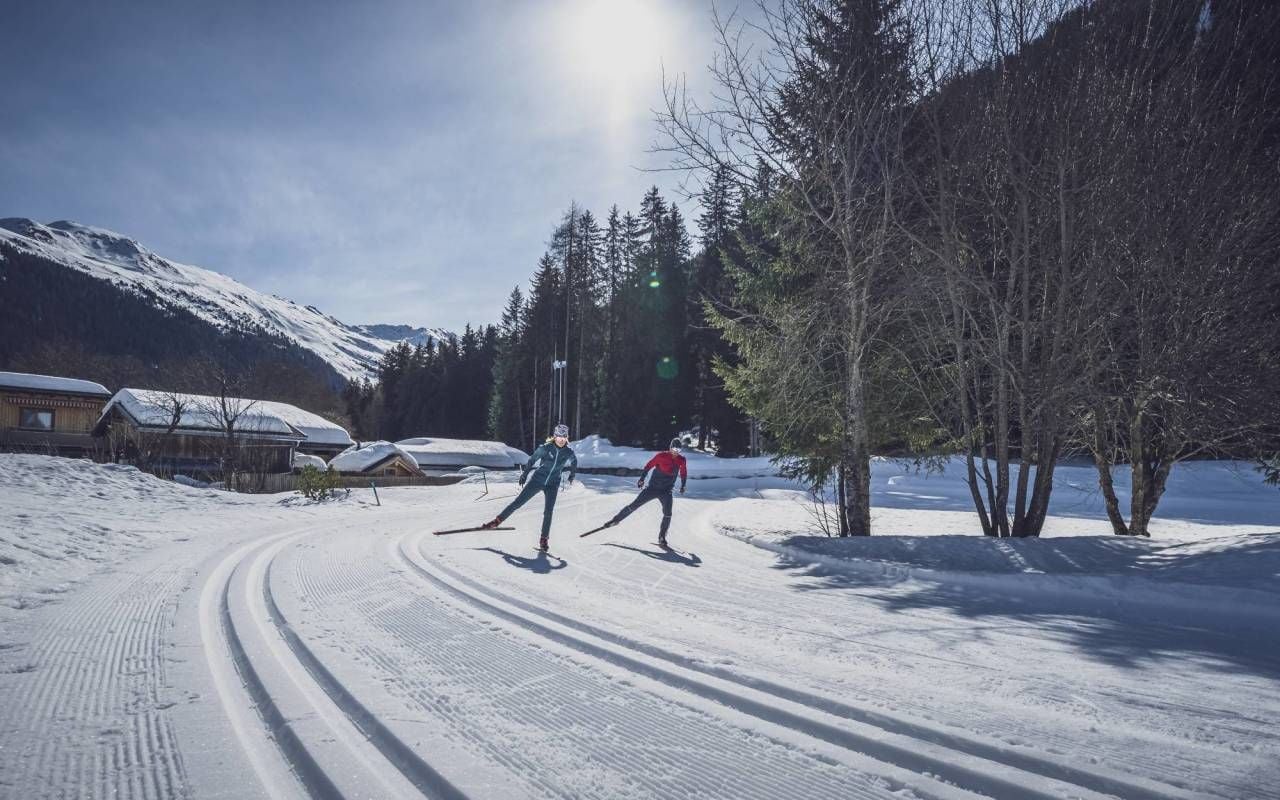 Ski de fond Skating Davos Cours particuliers