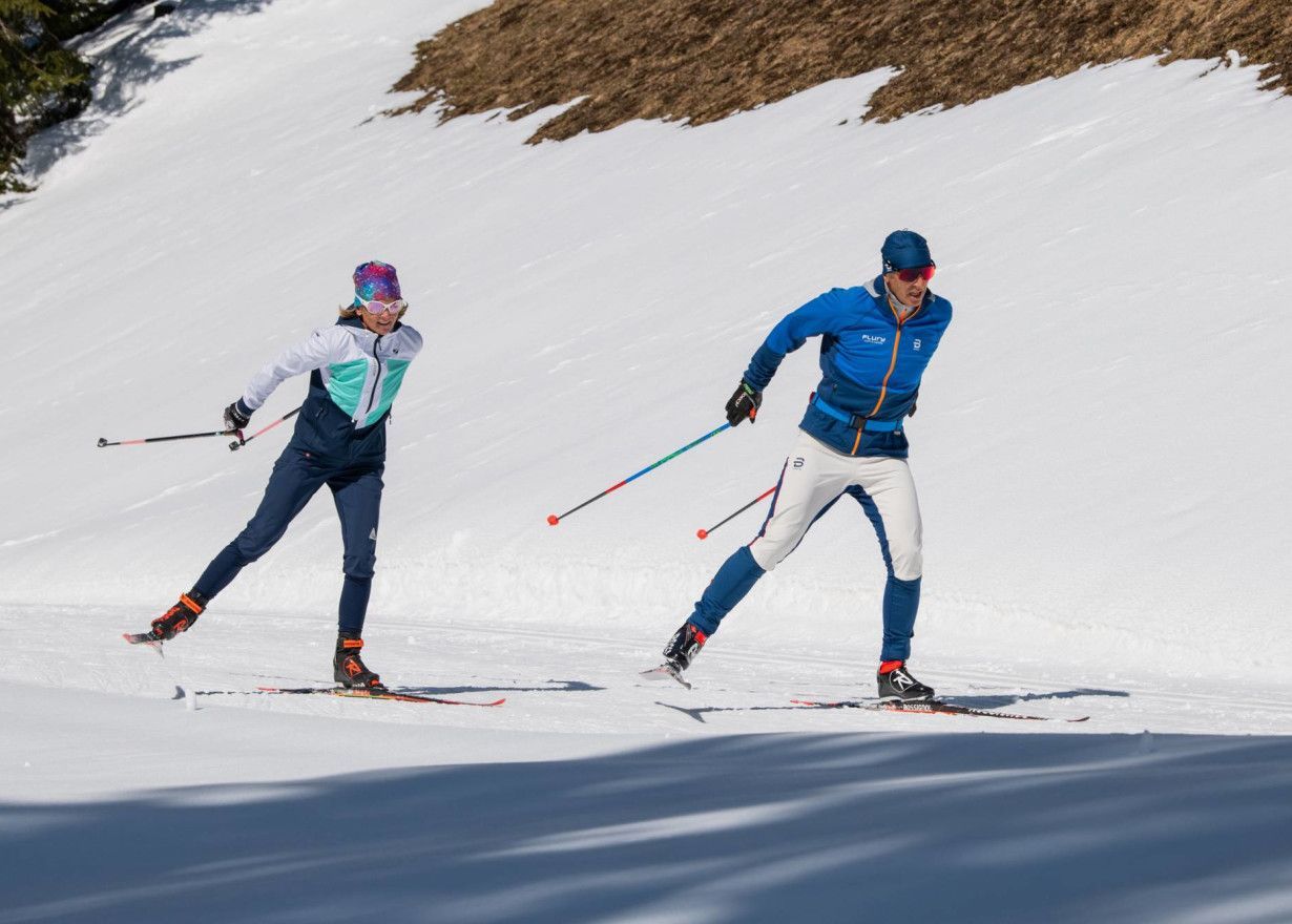 Cross country skating Davos private lessons