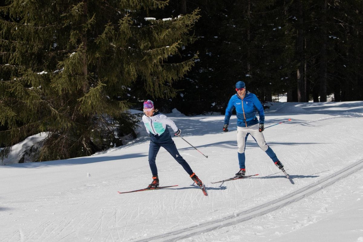 Cross country skating Davos private lessons