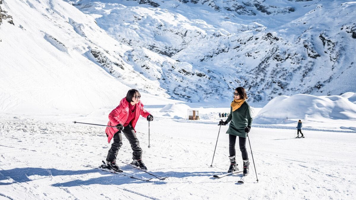 First skiing experiences at Titlis