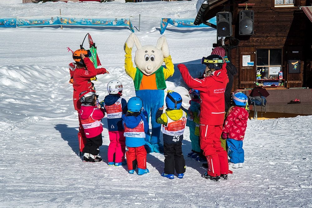Bodmi Arena Skischule Kinder Gruppenunterricht für Anfänger