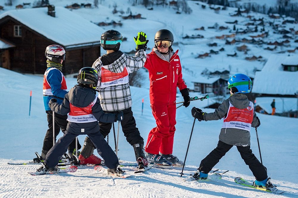Bodmi Arena Skischule Kinder Gruppenunterricht für Anfänger
