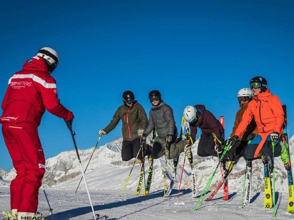 Skischule für Fortgeschrittene inkl. Mittagessen Sunnegga