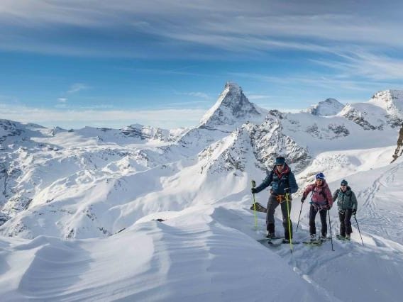 Breithorn Skitour mit Abfahrt Schwarztor Zermatt geführt: Privat oder Gruppe