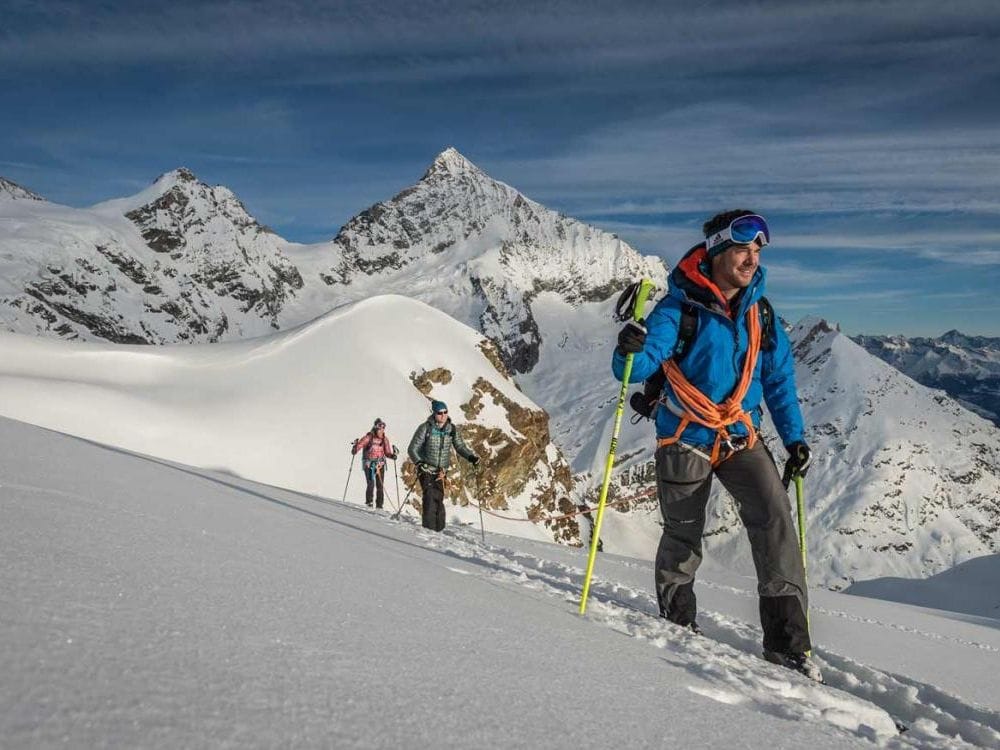 Breithorn Skitour mit Abfahrt Schwarztor Zermatt geführt: Privat oder Gruppe