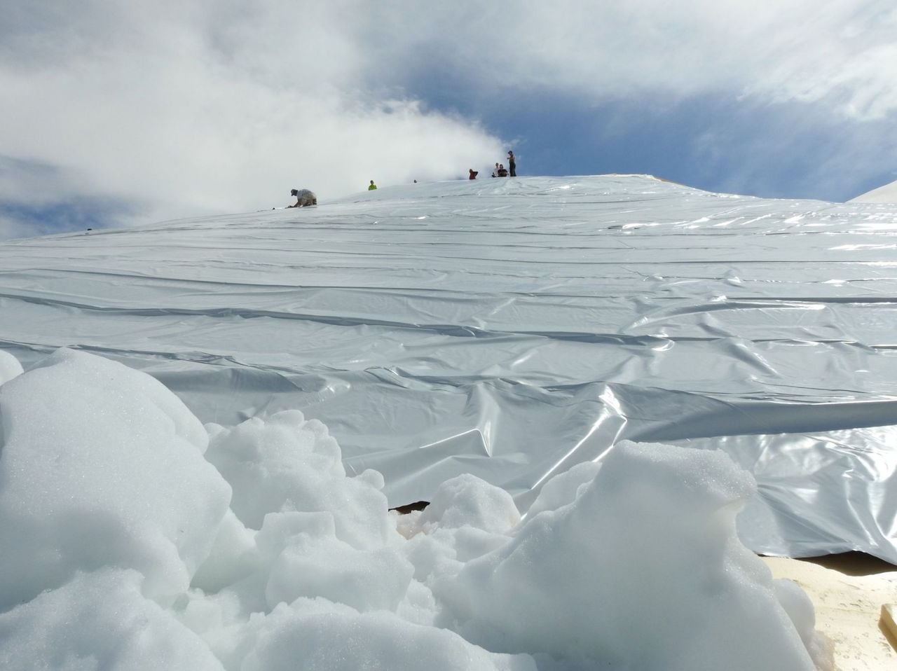 Skifahren im Herbst Snowfarming Adelboden