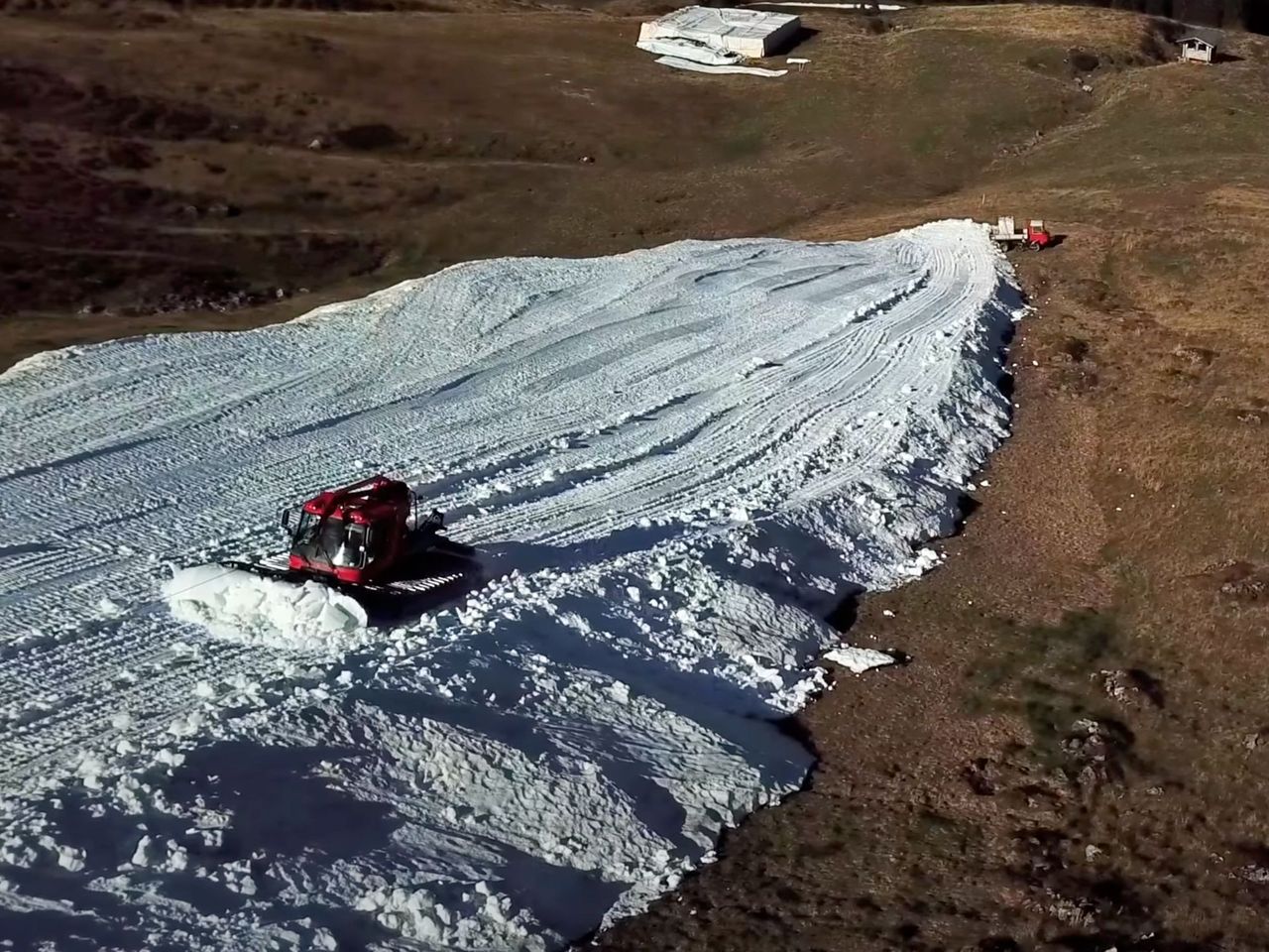 Skifahren im Herbst Snowfarming Adelboden
