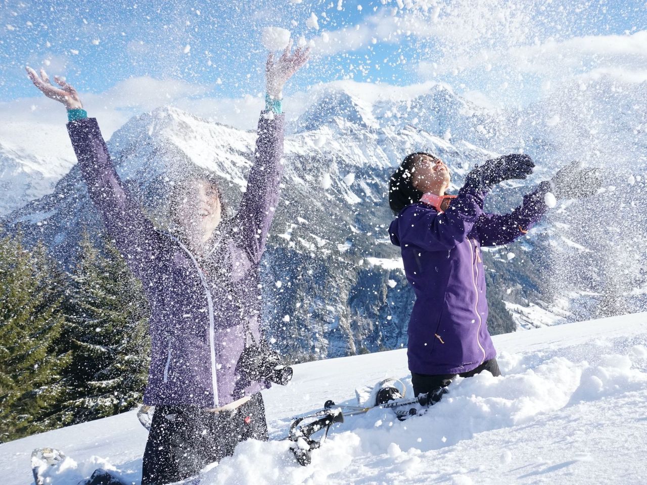 Schneeschuh-Abenteuer in den Schweizer Alpen