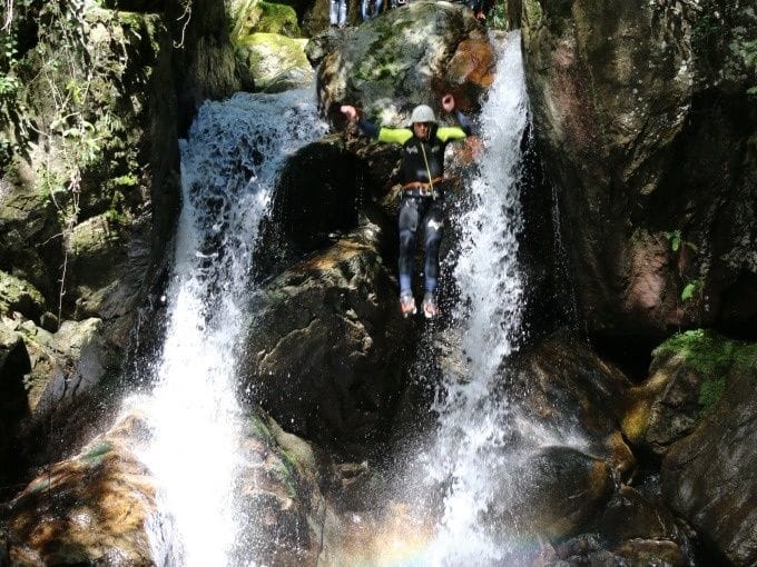 Cugnasco Canyoning für Erfahrene am Lago Maggiore