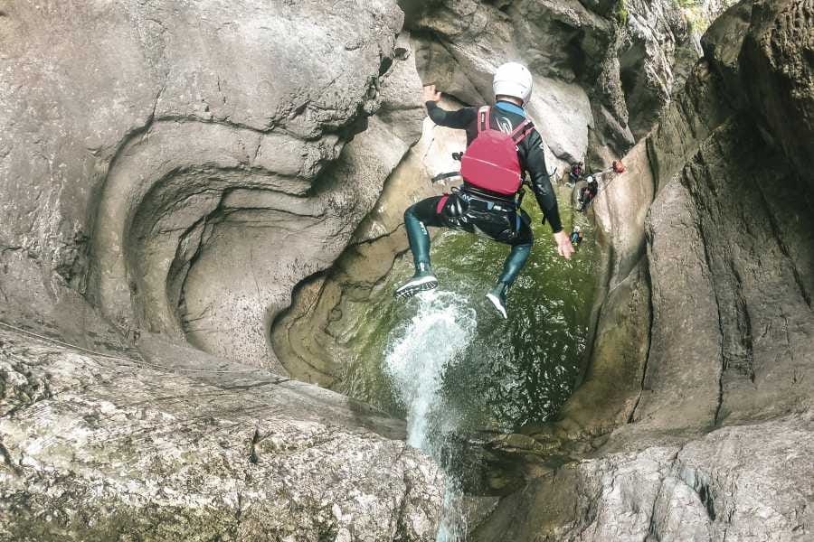 Chli Schliere Alpnach Canyoning für Fortgeschrittene ab Interlaken