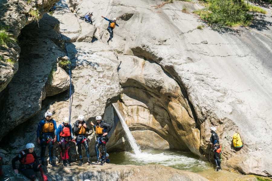 Chli Schliere Alpnach Canyoning für Fortgeschrittene ab Interlaken