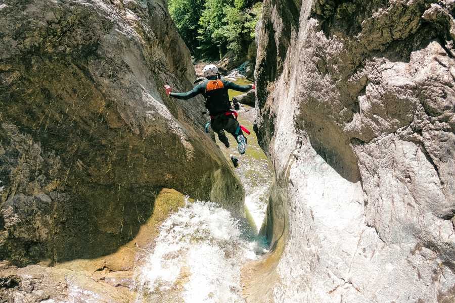 Chli Schliere Alpnach Canyoning für Fortgeschrittene ab Interlaken